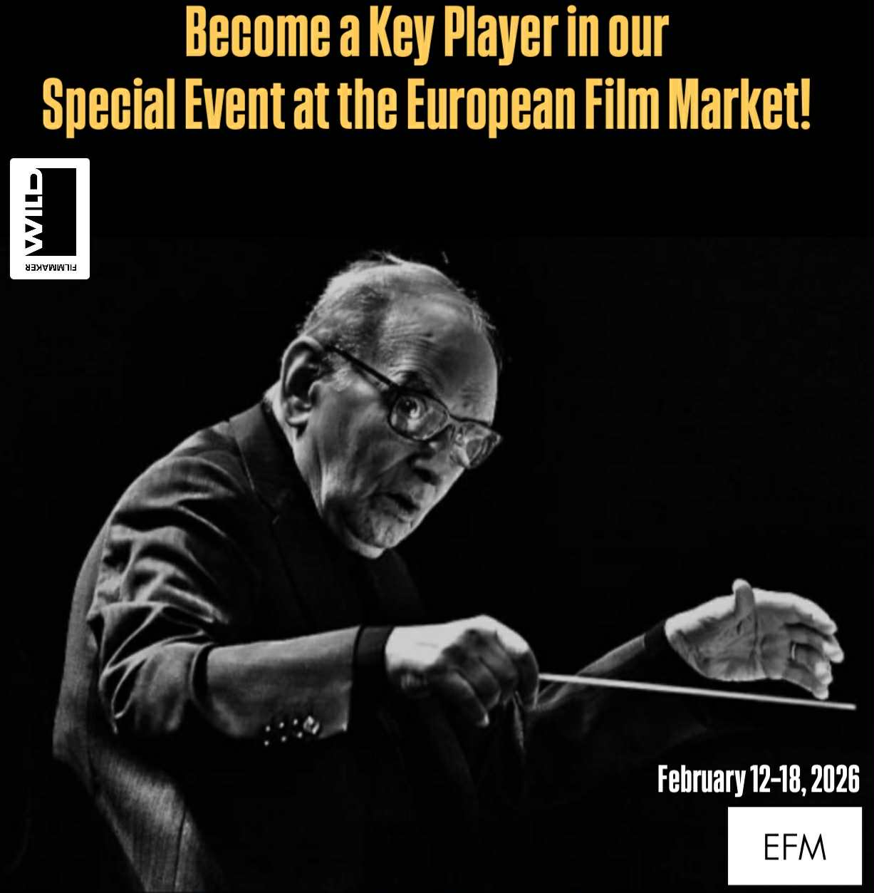 Become a Key Player in our Special Event at the European Film Market!