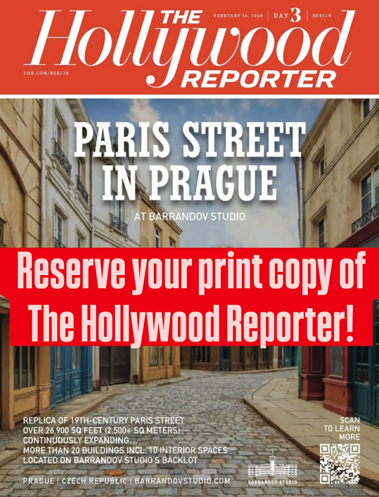 Reserve your print copy of The Hollywood Reporter!