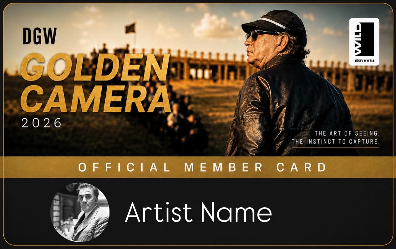 OFFICIAL MEMBER CARD – GOLDEN CAMERA