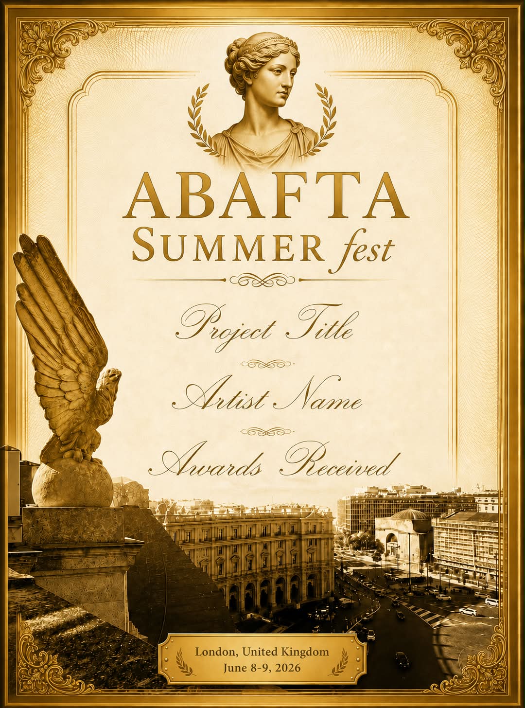 ABAFTA Summer Fest – Certificate