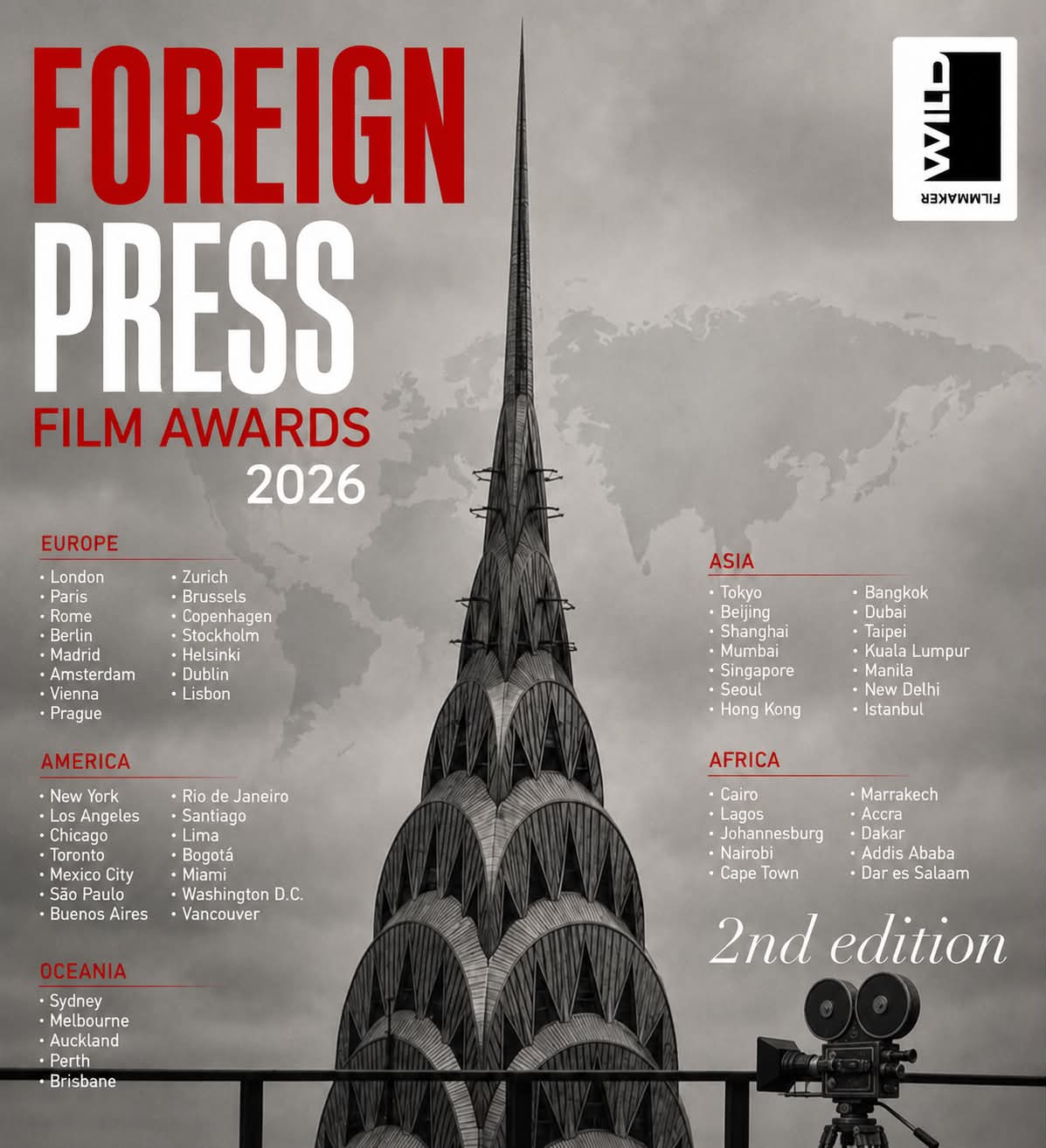 WINNERS Foreign Press Film Awards 2026